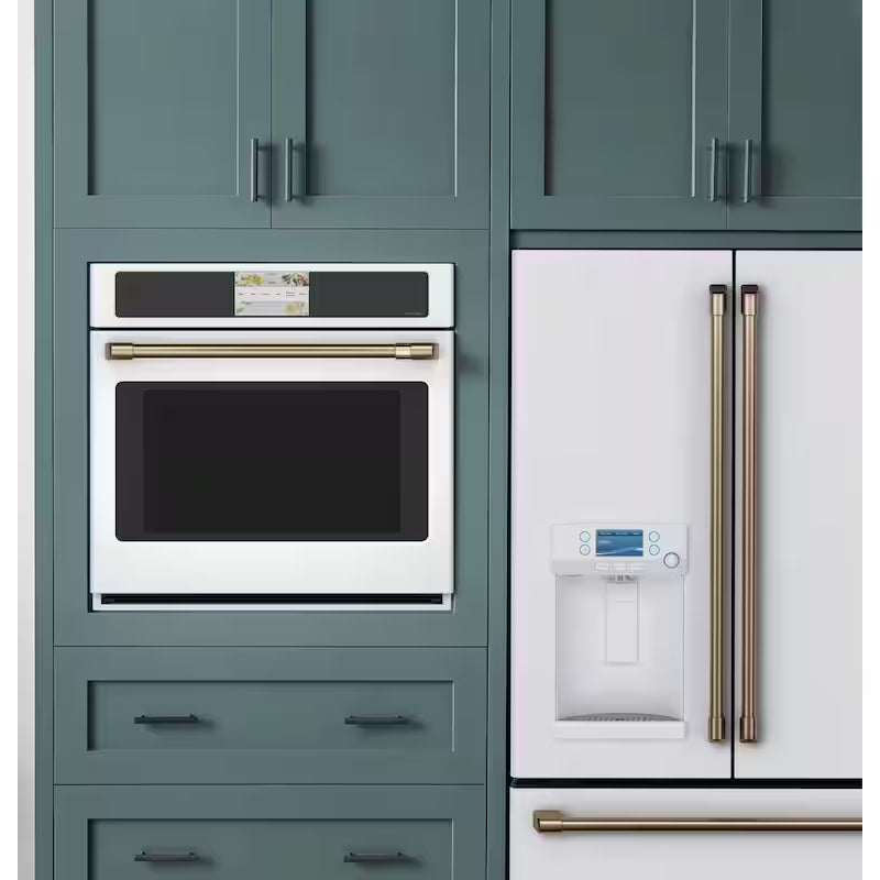 30 in. Smart Single Electric Wall Oven with Convection and Self Clean in Matte White O1640