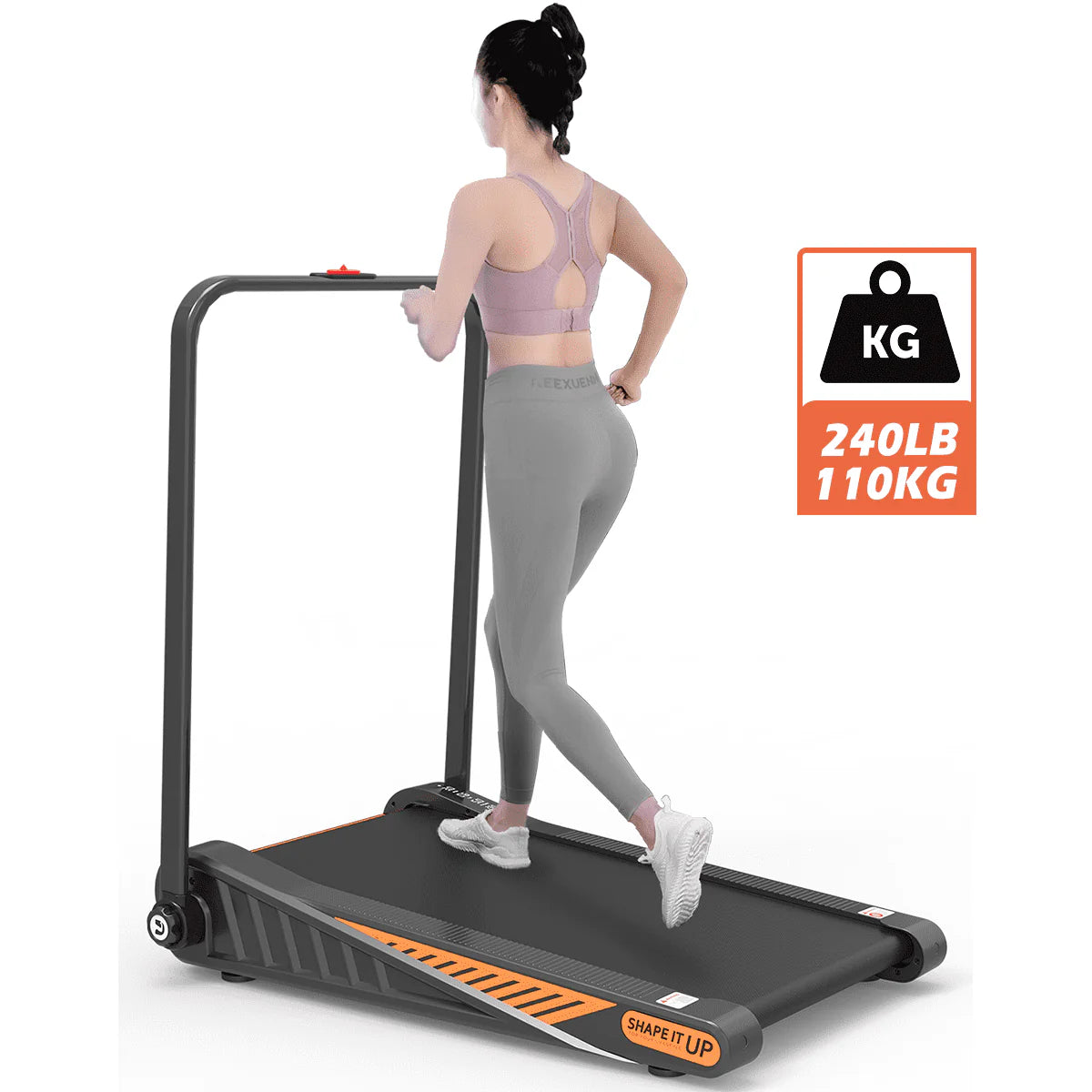 Under Desk Walking Pad Mini Treadmill 15% Incline 2.0HP 240LBS I380