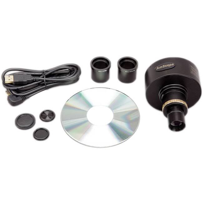 10MP Microscope Digital Camera with Focusable Lens and Calibration Kit R2822