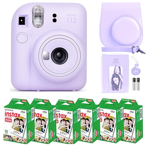 Pastel Blue Instant Camera with 60 Sheets Film and Accessories T944885