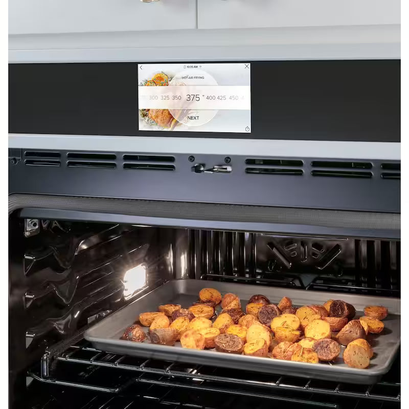 30 in. Smart Single Electric Wall Oven with Convection and Self Clean in Matte White O1640