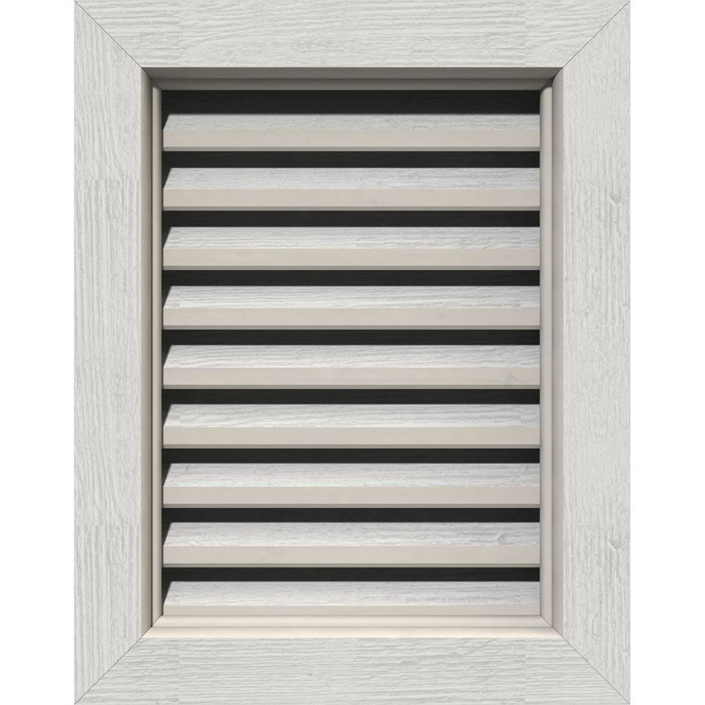 Primed Functional Rough Saw Vertical Gable Vent T32964