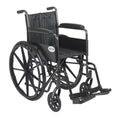 Silver Sport 2 Wheelchair, Fixed Arms, Swing Away Footrests, 16x22 Seat Z3540