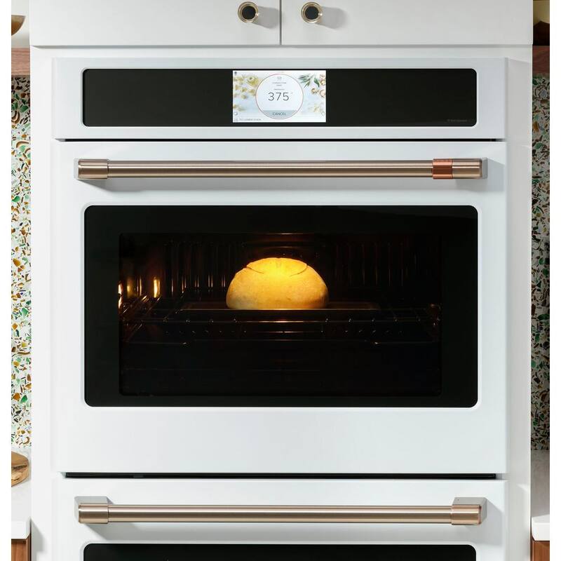30 in. Smart Single Electric Wall Oven with Convection and Self Clean in Matte White O1640