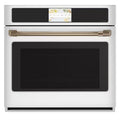 30 in. Smart Single Electric Wall Oven with Convection and Self Clean in Matte White O1640