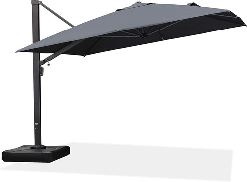 10 FT Square Aluminum Cantilever Patio Umbrella Q1481
