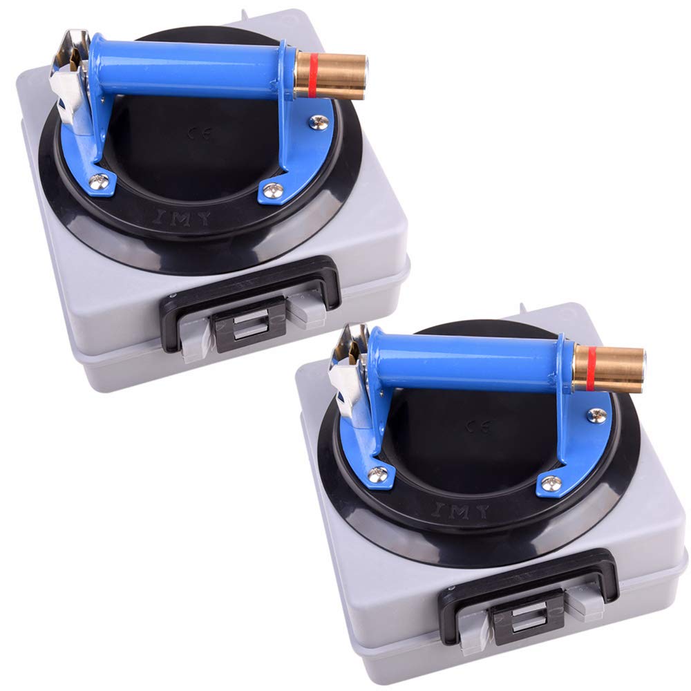 2 Pack 8 Glass Suction Cup Heavy Duty Hand-held Vacuum Panel Lifter A83825