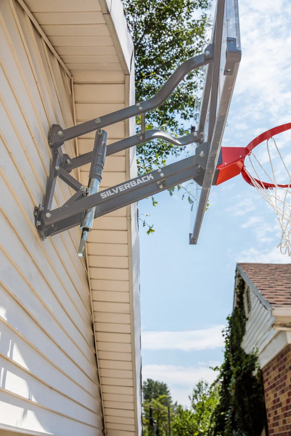 Wall Mounted Adjustable-Height Basketball Hoop A700