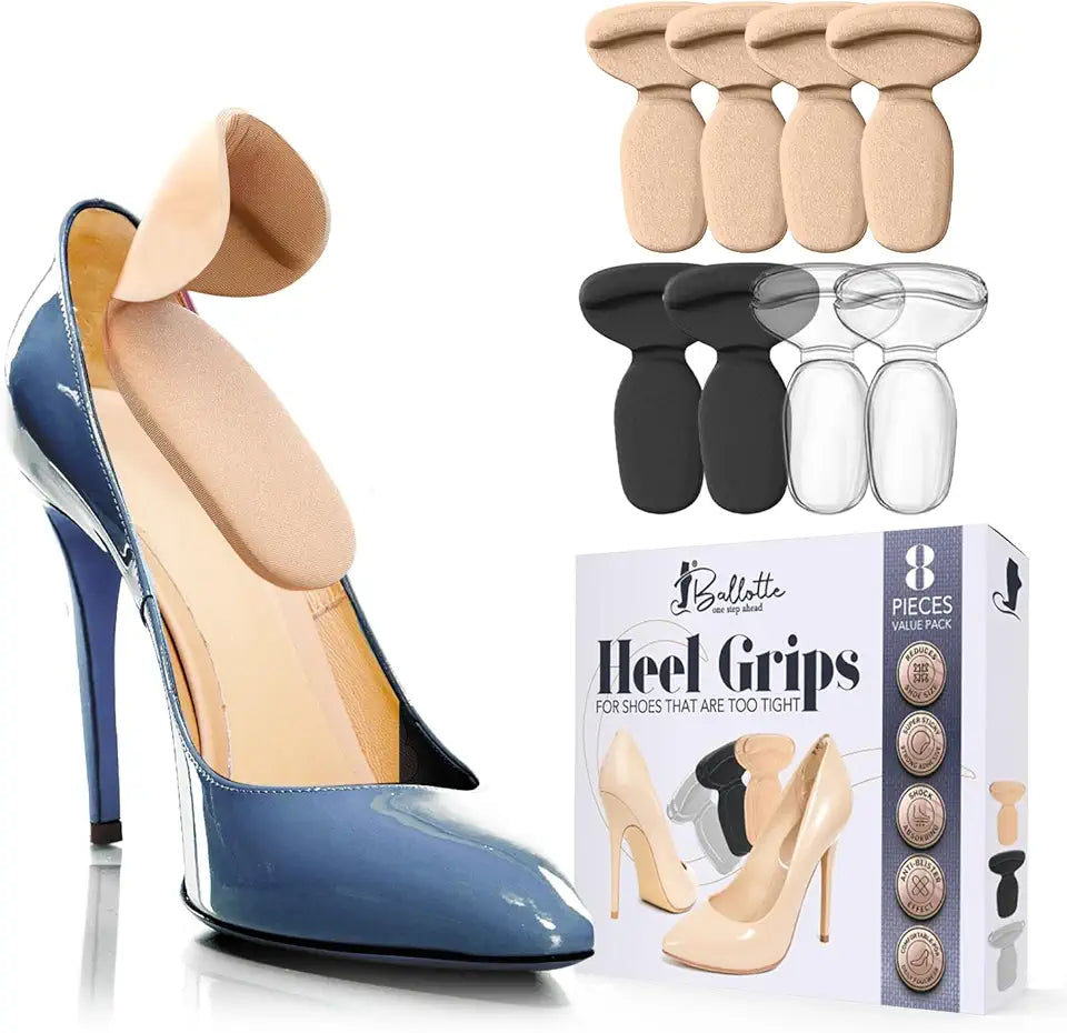Silicone Heel Protectors 8-Pack Multicolor Y284609