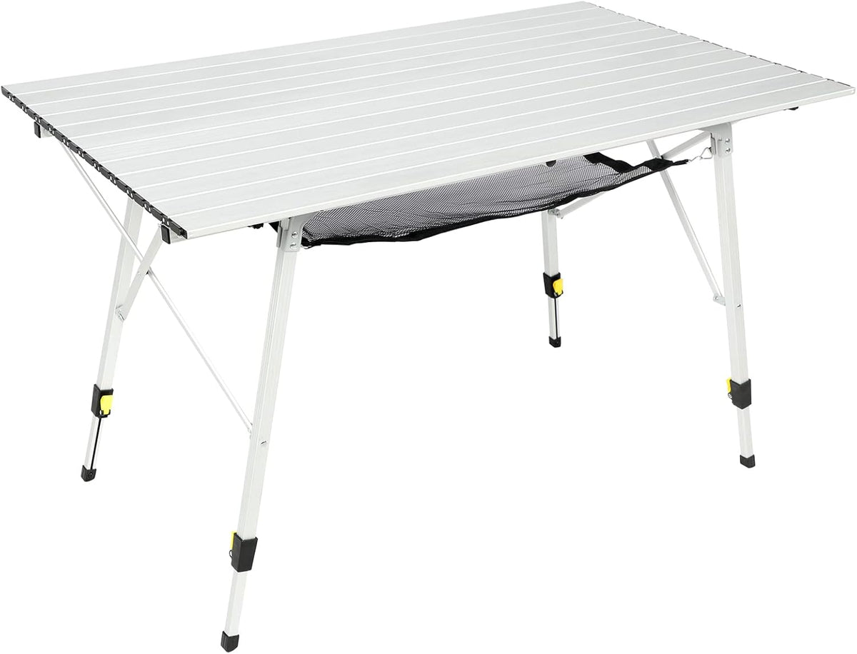 Foldable Portable Aluminum Camping Table with Carrying Bag T4234