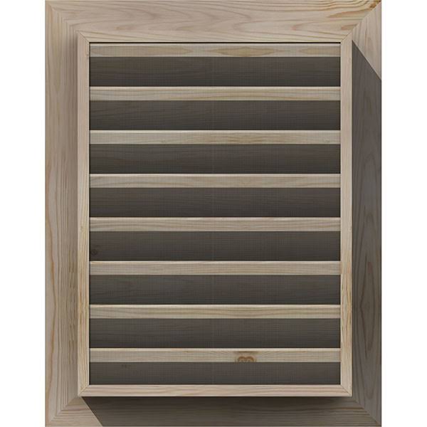 18-in x 18-in Unfinished Smooth Pine Gable Vent F889