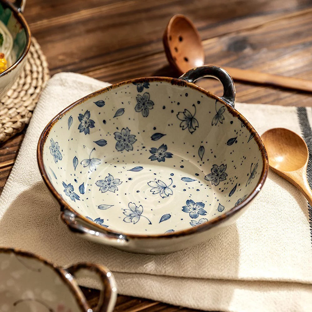 7.5 Inch 24 Oz Ceramic Serving Bowls Set Z79855