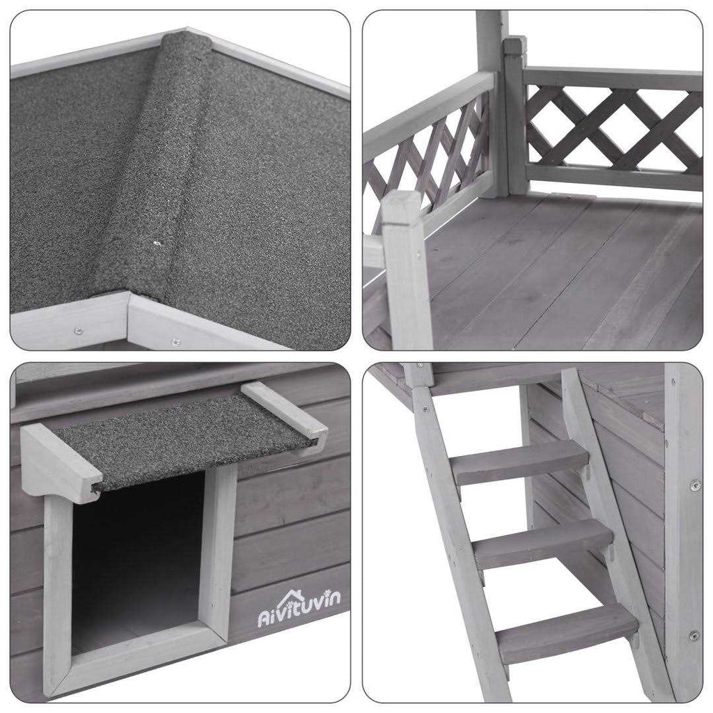 Outdoor & Indoor Cat House C639
