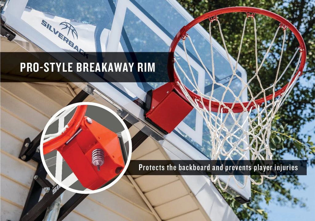 Wall Mounted Adjustable-Height Basketball Hoop A700