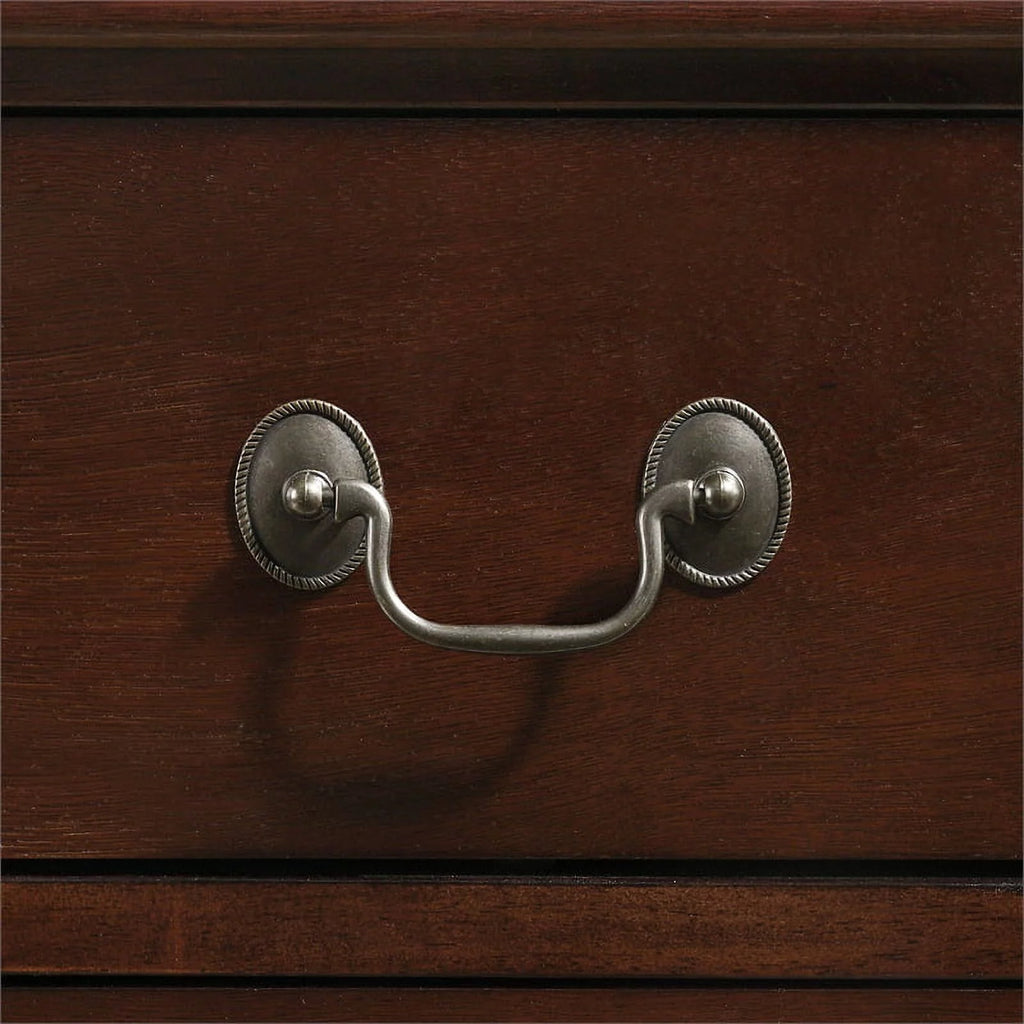 Cherry Wood 6-Drawer Dresser & Mirror T437860