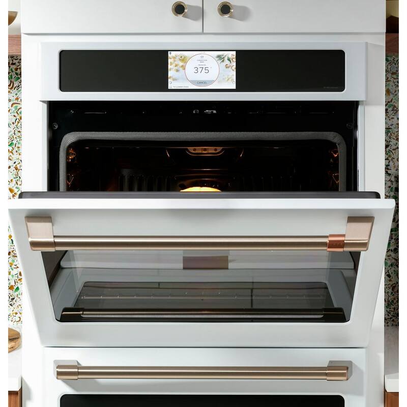 30 in. Smart Single Electric Wall Oven with Convection and Self Clean in Matte White O1640
