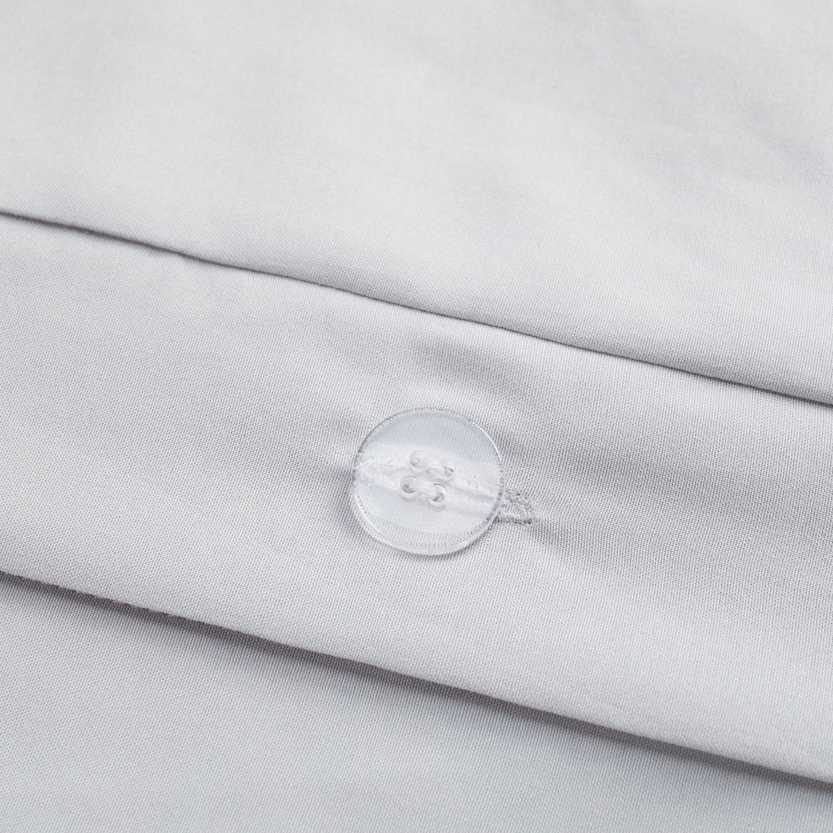 Gray King 3-Piece Pleated Duvet Set P311759